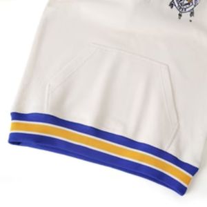 เสื้อฮู้ดซิกมาแกมมาโร รุ่น Neutral Quarter Button SGRho เสื้อผ้าสไตล์กรีก สีน้ำเงินทอง พรีเมียม เสื้อสเวตเชิ้ตสำหรับชมรมนักศึกษาแบบยูนิเซ็กส์ - Product Image 3