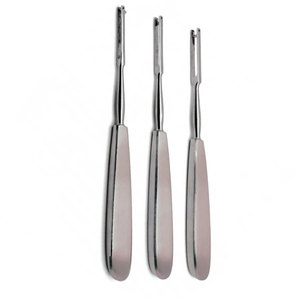 Osteotome manuel latéral en acier inoxydable de 3 mm, ciseau à os chirurgical gauche/droit, instruments orthopédiques et dentaires de précision - Product Image 5
