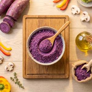 Poudre de racine d'Ube lyophilisée de qualité supérieure, farine d'igname violette pour ingrédients de pâtisserie 1kg - Product Image 2