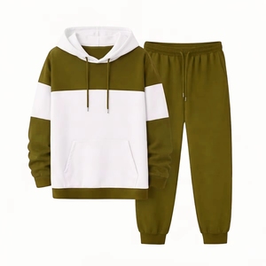 Conjunto Deportivo Casual de Invierno para Hombre, Fabricado a Medida, Cómodo, de Algodón Suave, con Diseño Impreso y Bordado - Product Image 3