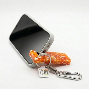 4GoodThings Eco-Friendly Polyethylene Recycled Plastic Stainless Steel Polished Digital Printing <b>Personalized</b> <b>Keychain</b> - Product Image 2