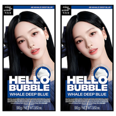 Mise En Scene Hello Bubble Hair Dye 4B Whale Deep Blue 2ea Produit de réduction - Product Image 1