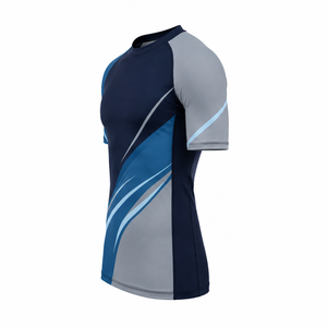 T-shirt de sport à manches courtes pour homme, compression, anti-irritation, course à pied, entraînement, gym, séchage rapide, évacuation de l'humidité, fitness, sport - Product Image 3