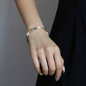 Pulsera de Código Morse Creativa para Mujer y Hombre, Pulsera de Cuentas Multicolor Estilo Boho de Verano con Cierre de Langosta, Regalo para Amiga, Hermana, Esposa - Product Image 2