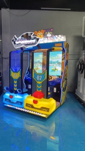 Machine d'arcade de course automobile Cat and Mouse Twin, commerciale, à monnayeur, 2 joueurs, simulateur de conduite de dessin animé, jeu vidéo - Product Image 4