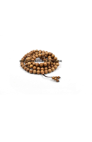 Vente en gros de perles de bois de santal tendance de 8 mm, Mala de prière pour le yoga, fabriqué en Inde