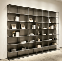 Étagère de Luxe Lumineuse Multi-Niveaux pour Salon, Bibliothèque, Bureau, Supermarché – Personnalisable