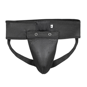 RTS Wholesale Price High Quality <b>Groin</b> Guard Customized Design Leather Body <b>Protector</b> Top Quality <b>Groin</b> Guard <b>Protector</b> AI-GG-05 - Product Image 1