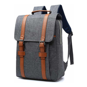 Sac à dos de sport personnalisé en gros, 20 pouces, en cuir véritable respirant, avec fermeture éclair et multiples poches, pour l'école et le cyclisme - Product Image 3