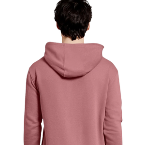 Sweat à capuche pour homme à cordon de serrage, coupe classique, manches longues, ourlet côtelé, imprimé poitrine, décontracté, personnalisable, vente en gros, fabricant OEM, fournisseur - Product Image 2