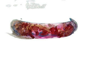 PROJECT Bijoux Résine Acrylique Bracelet Bracelet Exagéré Éblouissant Multicolore Large Irrégulier Carré Acrylique Bracelets pour - Product Image 2