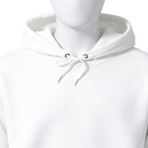 เสื้อฮู้ดดี้ผู้หญิงแบบสวมหัว ผ้าฟลีซเนื้อหนัก 100% ผ้าฝ้าย ระบายอากาศได้ดี ทรงโอเวอร์ไซส์ สีพื้น มีกระเป๋า  พร้อมโลโก้ - Product Image 3