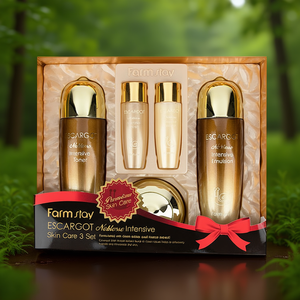 FARMSTAY Escargot Noblesse Organic SnailMucin Intensive Anti-Aging 3-Piece Korean Facial Care Set - Product Image 3