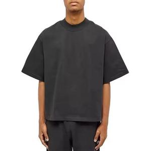 T-shirts vintage oversize pour hommes, T-shirts streetwear en coton pour femmes, T-shirts oversize à col rond pour hommes, T-shirts oversize en tissu éponge pour hommes - Product Image 1