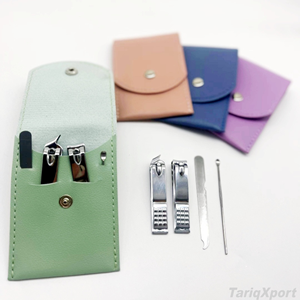 Custom High-quality 4-in-1 4Pcs Stainless Steel Manicure <b>Set</b> Mini Portable <b>Nail</b> Clippers <b>Nail</b> Trimmer for All Ages - Product Image 6
