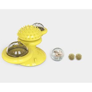 Giocattolo Interattivo per Gatti a Forma di Mulino a Vento Rotante con Ventosa, Gioco di Movimento per Animali Domestici - Product Image 4