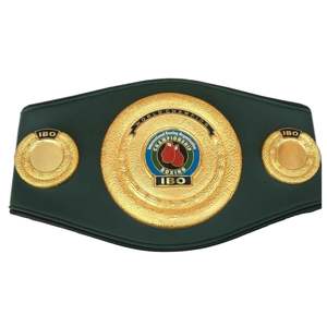 Cinturones de Campeonato de MMA IBO World 2026 de Estilo Popular Personalizados al por Mayor, Personalización de Logotipo Frontal, Material de Correa de Cuero, Zinc y Latón - Product Image 3