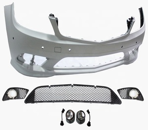 Kit carrosserie avant, panneau avant, pare-chocs avant pour BENZ W204 4D 2008-2010, look AMG, pièces de carrosserie automobile - Product Image 2