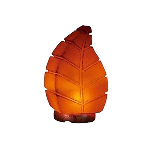 Lampe de sel sculptée en tronc d'arbre, style Feng Shui classique, en matériau organique de l'Himalaya, par Sian Enterprises - Product Image 1