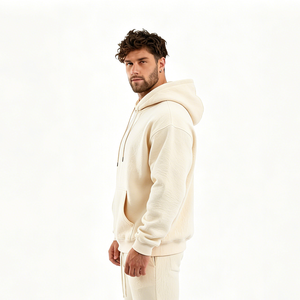 Sudadera con capucha unisex de felpa 100% algodón, personalizada con pedrería, corte holgado, con bolsillos, antiencogimiento, transpirable, con cremallera, 550 gramos - Product Image 1