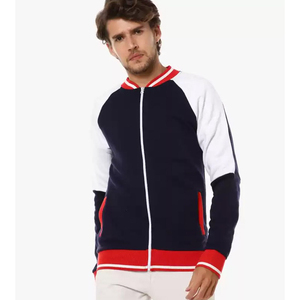<b>Men's</b> Winter Varsity <b>Jacket</b> Woolen Fabric Eco-Friendly Breathable Windproof Thick Quick Dry Embroidered High Street Style OEM - Product Image 4