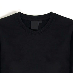 เสื้อสเวตเชิ้ตผ้าฝ้ายฟลีซสีพื้นแบบเรียบง่ายสำหรับผู้ชาย ออกแบบโลโก้ได้ตามต้องการ ทรงปกติ - Product Image 6