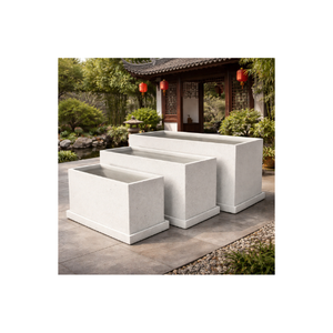 Macetas de Fibra de Vidrio Ecológicas, Ligeras, Duraderas, Rectangulares, de la Mejor Calidad, para Interiores y Exteriores - Product Image 1