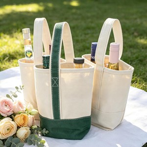 Housse cadeau en coton pour bouteille, idéale pour les cadeaux de mariage et les événements - Product Image 6