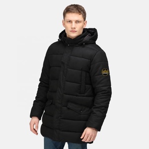 Chaqueta acolchada de invierno informal para hombre 2023, estampado personalizado y etiqueta, nuevos abrigos de burbujas de Bombardero a la moda - Product Image 1
