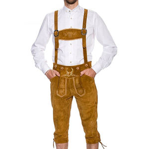 Lederhosen Bavarois Authentiques pour Hommes – Motif Uni, Style Urbain, Costume Allemand pour l'Oktoberfest 2026 - Product Image 5