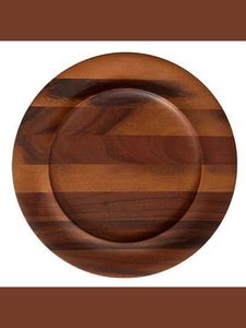 Assiette en bois artisanale de haute qualité avec grain naturel unique, plat de service élégant et vaisselle décorative - Product Image 4