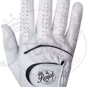 Guantes de Golf Grace Unisex Personalizables, Transpirables, Blancos, de Cuero Genuino Suave, para Ciclismo y Deportes, con Logotipo Personalizado para Hombre - Product Image 2