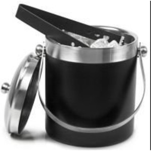 ชุดเครื่องมือบาร์เทนเดอร์สแตนเลสสตีลพรีเมียม 6 ชิ้น พร้อมแท่นจัดเก็บ สีดำด้าน ชุดเชคเกอร์ค็อกเทล ของขวัญอุปกรณ์บาร์มืออาชีพ - Product Image 4