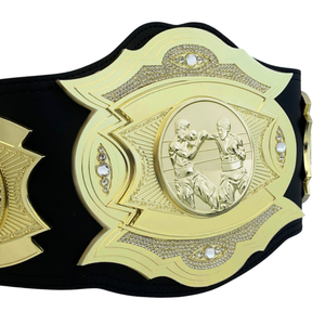 Cinturón de Campeonato de Oro con Corona y Escena de Boxeo, Cinturón de Título Premium, Edición de Coleccionista de Lujo - Product Image 2