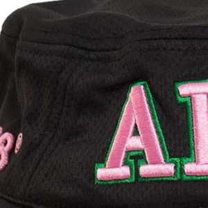 AKA Floppy Bucket <b>Hat</b> Black Embroidered Cotton Twill Wide Brim Sun <b>Hat</b> Casual Outdoor Fishing Beach Travel Unisex Fashion <b>Cap</b> - Product Image 5