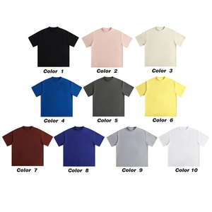 Camiseta de cuello redondo extragrande y gruesa para niños, con estampado personalizado, estilo vintage de verano, corte holgado para hombre. - Product Image 3