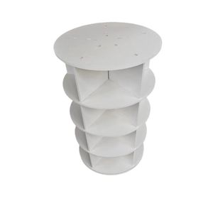 Scarpiera Girevole a 7 Livelli, Espositore per Scarpe Rotante a 360 Gradi, Carosello Verticale per Conservazione di Scarpe e Borse - Product Image 6