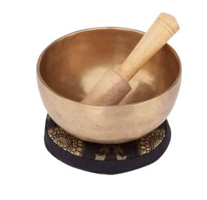 Bol chantant en laiton fait main pour la méditation, bol sonore spirituel de guérison, vente en gros - Product Image 4