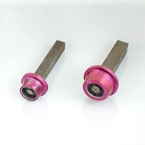 Rodillo de elevación de acero dulce pulido de 80 y 50 mm de espesor, rueda moderna para puerta, rodamiento suave, herrajes duraderos de alta resistencia - Product Image 2