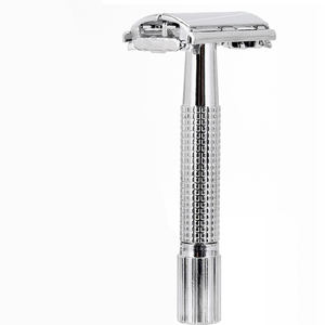 Navaja de Afeitar Recta de Doble Hoja de Acero Inoxidable para Hombre, Afeitado Facial y Corporal de Alta Calidad, Cuidado Personal - Product Image 1