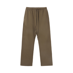 Factory Custom Logo 365g Elastic Waist <b>Men</b> <b>Jogger</b> <b>Pants</b> Casual Style Light Wash Oversized Wide Leg Heavyweight Mid Streetwear - Product Image 5