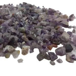 tumbled gemstone amethyst pea round crystal quartz polish gravels chips and aggregate