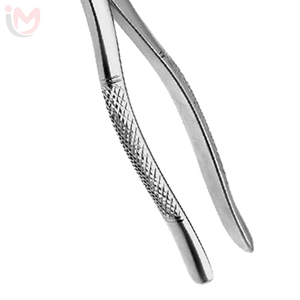 IMANS ENTERPRISES IE-EF-0106 Pince d'extraction pour molaires du troisième quart supérieur, instrument chirurgical dentaire en acier inoxydable avec poignée ergonomique - Product Image 4