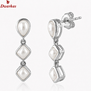 Pendientes elegantes en forma de lágrima de plata de ley 925 con crisoprasa, piedras preciosas de alta calidad, ideales para aniversario de boda. - Product Image 3