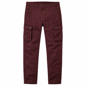 Pantalon cargo décontracté, mode unique, couleur personnalisée, look varié, pantalon cargo toutes tailles, pantalon cargo uni teint, service OEM - Product Image 1
