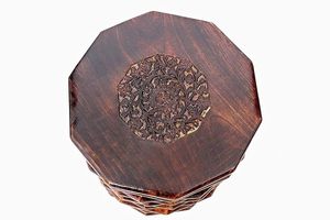 Reposapiés Multiusos de Madera Maciza, Taburete para el Dormitorio, Decoración para el Hogar, para Sala de Estar, Dormitorio y Uso en Exteriores - Product Image 2