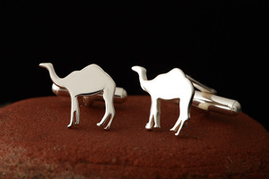 Mancuernillas de Latón CAMEL para Bodas y Fiestas Formales - Product Image 1