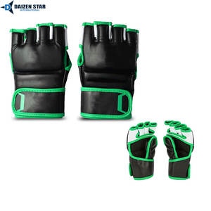 Guantes de MMA de Cuero con Agarre para las Manos y Cierre de Velcro para Adultos en MMA y Boxeo - Product Image 6