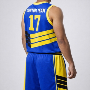 Conjunto de Uniforme de Baloncesto de Verano para Hombre, Tallas Grandes, Personalizado, Transpirable, de Poliéster de Secado Rápido, Jersey con Cuello en V, Pantalones Cortos, Ropa de Equipo de Alta Calidad - Product Image 3