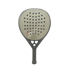 OEM 24K Carbon Padel Racket Customizable White Tennis Paddle with EVA Foam Core, Professional Sublimation Design - Product Image 2